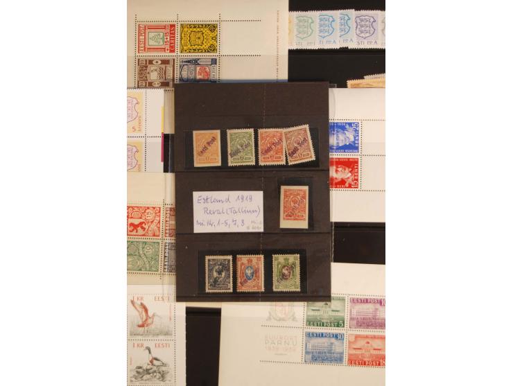 1918/2000, sehr saubere ungebrauchte und postfrische Sammlung, dabei viele bessere Werte, teils doppelt, wie Mi.-Nr. 43-45B, 