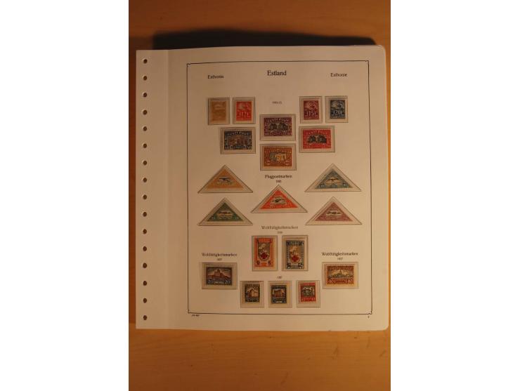 1918/2000, sehr saubere ungebrauchte und postfrische Sammlung, dabei viele bessere Werte, teils doppelt, wie Mi.-Nr. 43-45B, 