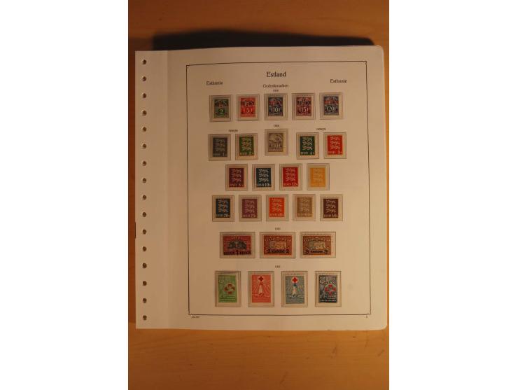 1918/2000, sehr saubere ungebrauchte und postfrische Sammlung, dabei viele bessere Werte, teils doppelt, wie Mi.-Nr. 43-45B, 