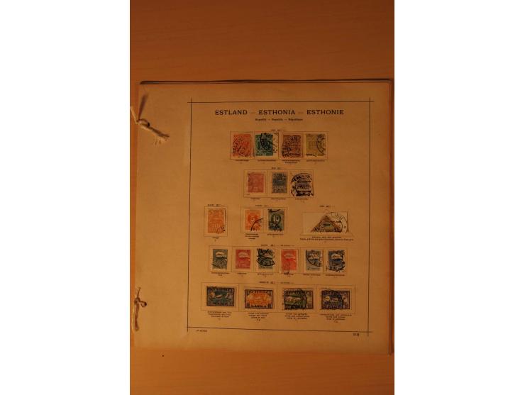 1918/40, ungebrauchte und gestempelte Sammlung mit besseren Ausgaben (Mi. ca. 750,-)
