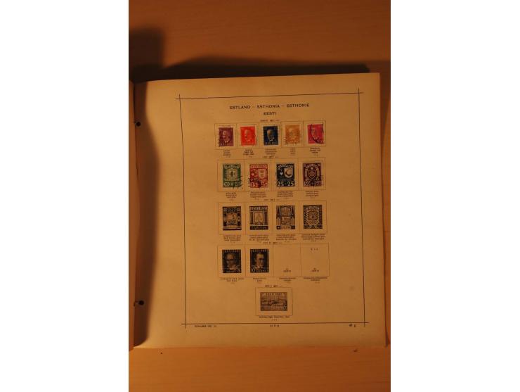 1918/40, ungebrauchte und gestempelte Sammlung mit besseren Ausgaben (Mi. ca. 750,-)
