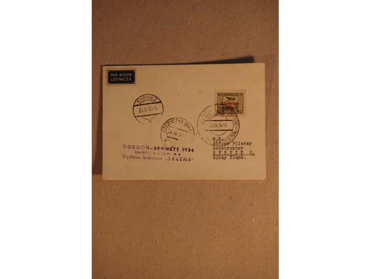  1850/1942, 23 Briefe und Karten ab Vorphila mit einigen besseren und interessanten Stücken, dazu etwas Polen mit Flugpost