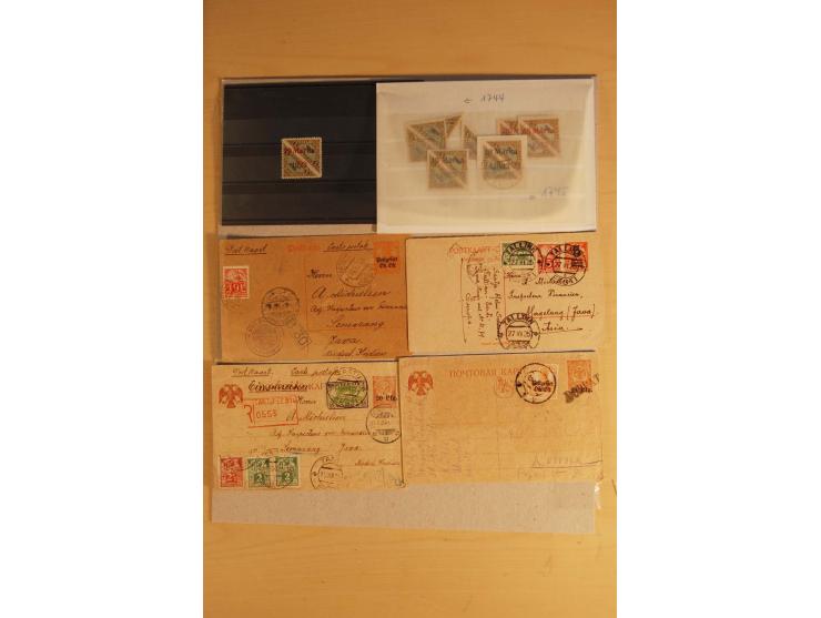  1920/37, 26 Briefe und Karten dabei viele interessante und bessere Frankatuern wie Mi.-Nr. 48-52A mit Zufrankatur auf R-Brie