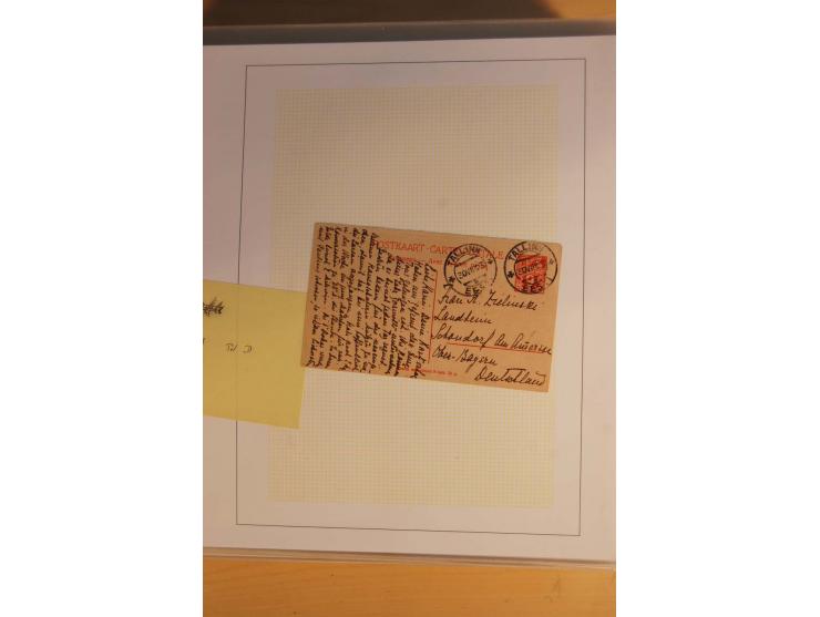 1923/40, 168 gebrauchte Ganzsachen Mi.-Nr. P1-29, dabei verschiedene Typen, Plattenfehler, Papiersorten, seltene Destinatione