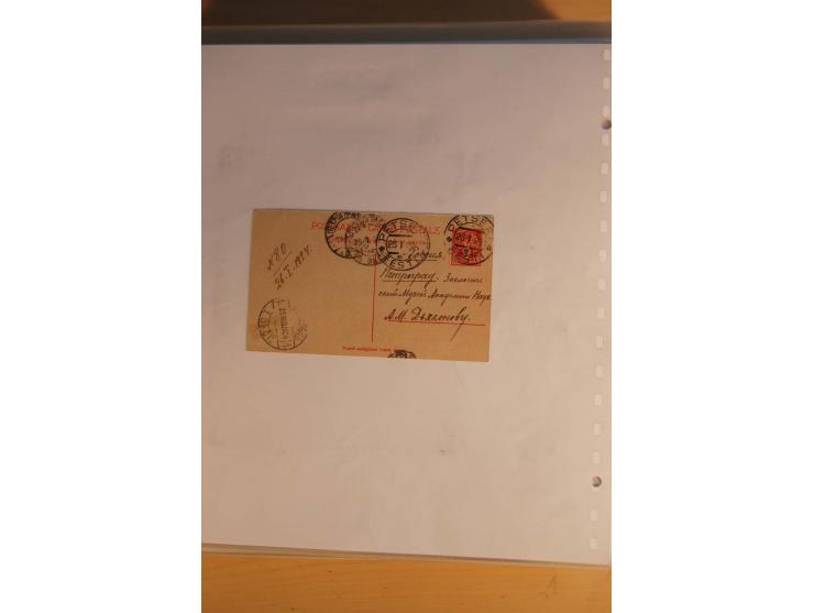 1923/40, 168 gebrauchte Ganzsachen Mi.-Nr. P1-29, dabei verschiedene Typen, Plattenfehler, Papiersorten, seltene Destinatione
