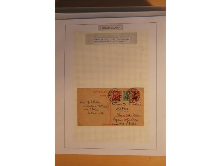 1923/40, 168 gebrauchte Ganzsachen Mi.-Nr. P1-29, dabei verschiedene Typen, Plattenfehler, Papiersorten, seltene Destinatione