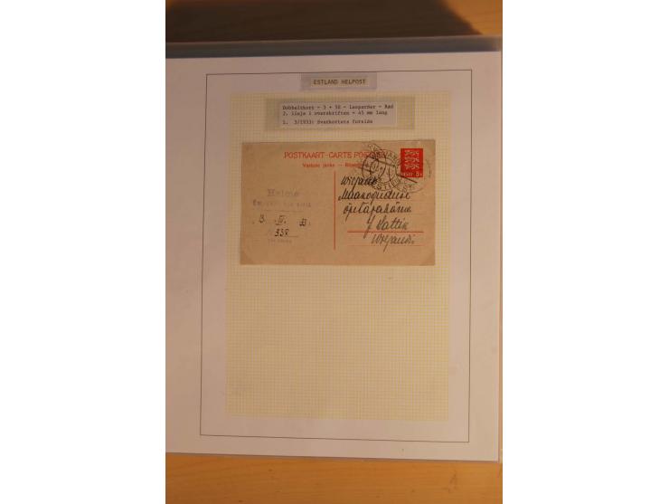 1923/40, 168 gebrauchte Ganzsachen Mi.-Nr. P1-29, dabei verschiedene Typen, Plattenfehler, Papiersorten, seltene Destinatione