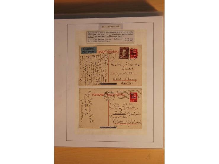 1923/40, 168 gebrauchte Ganzsachen Mi.-Nr. P1-29, dabei verschiedene Typen, Plattenfehler, Papiersorten, seltene Destinatione