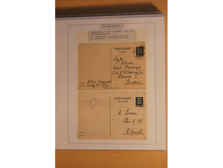 1923/40, 168 gebrauchte Ganzsachen Mi.-Nr. P1-29, dabei verschiedene Typen, Plattenfehler, Papiersorten, seltene Destinatione