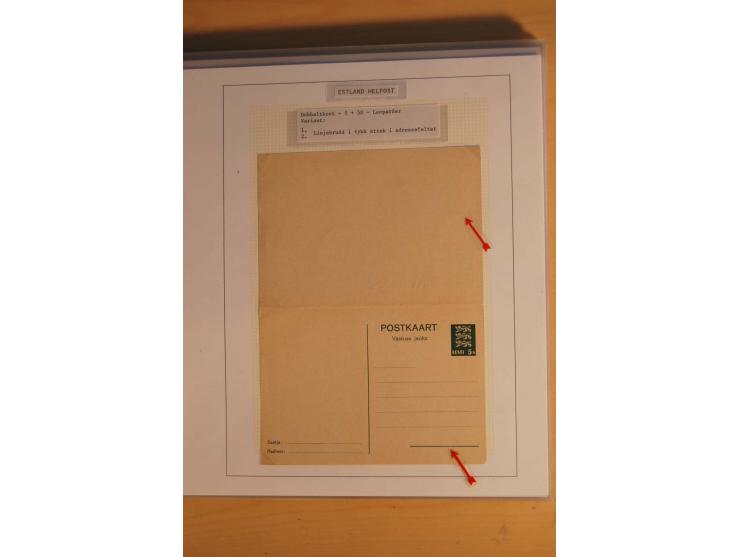 1923/40, 168 gebrauchte Ganzsachen Mi.-Nr. P1-29, dabei verschiedene Typen, Plattenfehler, Papiersorten, seltene Destinatione