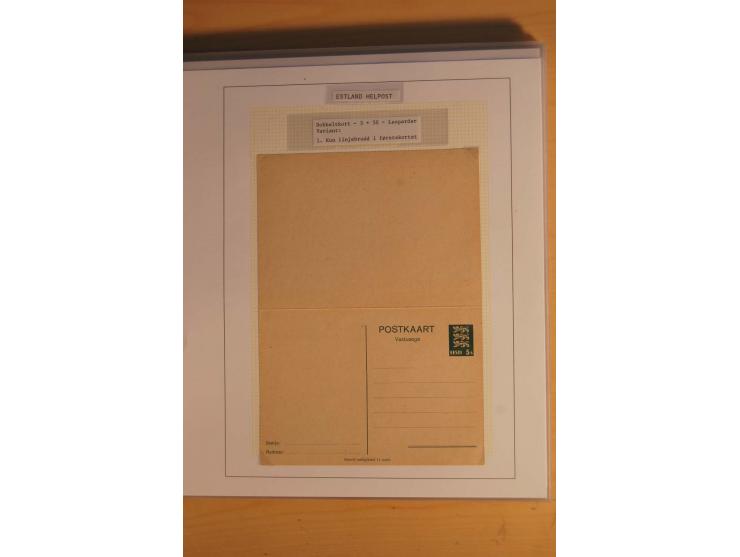 1923/40, 168 gebrauchte Ganzsachen Mi.-Nr. P1-29, dabei verschiedene Typen, Plattenfehler, Papiersorten, seltene Destinatione