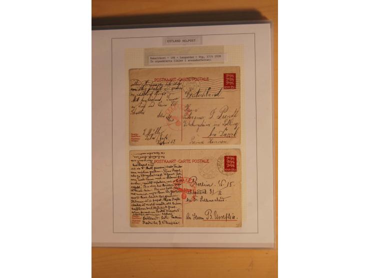 1923/40, 168 gebrauchte Ganzsachen Mi.-Nr. P1-29, dabei verschiedene Typen, Plattenfehler, Papiersorten, seltene Destinatione