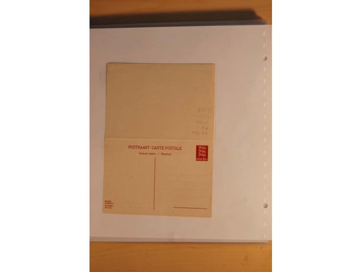1923/40, 168 gebrauchte Ganzsachen Mi.-Nr. P1-29, dabei verschiedene Typen, Plattenfehler, Papiersorten, seltene Destinatione