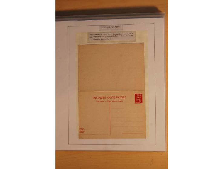 1923/40, 168 gebrauchte Ganzsachen Mi.-Nr. P1-29, dabei verschiedene Typen, Plattenfehler, Papiersorten, seltene Destinatione