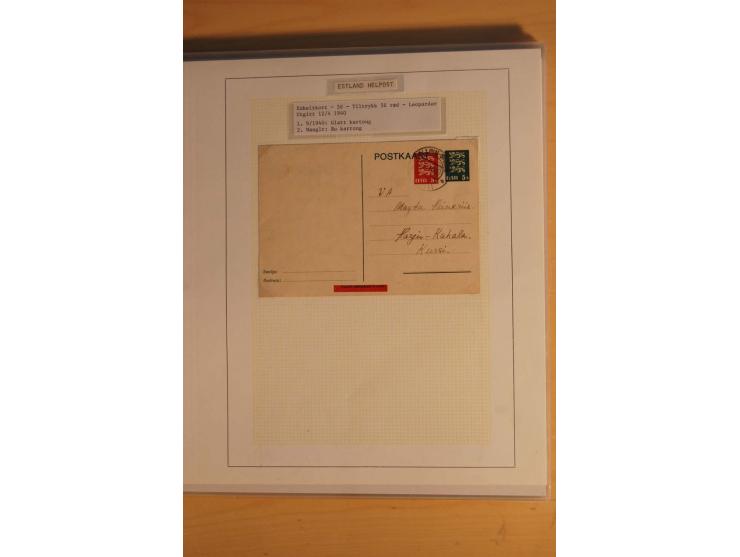 1923/40, 168 gebrauchte Ganzsachen Mi.-Nr. P1-29, dabei verschiedene Typen, Plattenfehler, Papiersorten, seltene Destinatione