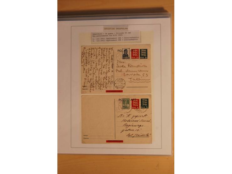 1923/40, 168 gebrauchte Ganzsachen Mi.-Nr. P1-29, dabei verschiedene Typen, Plattenfehler, Papiersorten, seltene Destinatione