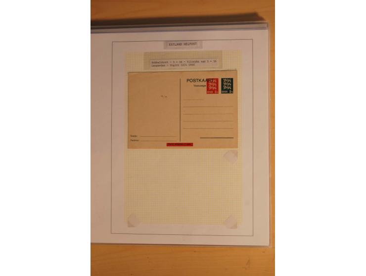 1923/40, 168 gebrauchte Ganzsachen Mi.-Nr. P1-29, dabei verschiedene Typen, Plattenfehler, Papiersorten, seltene Destinatione