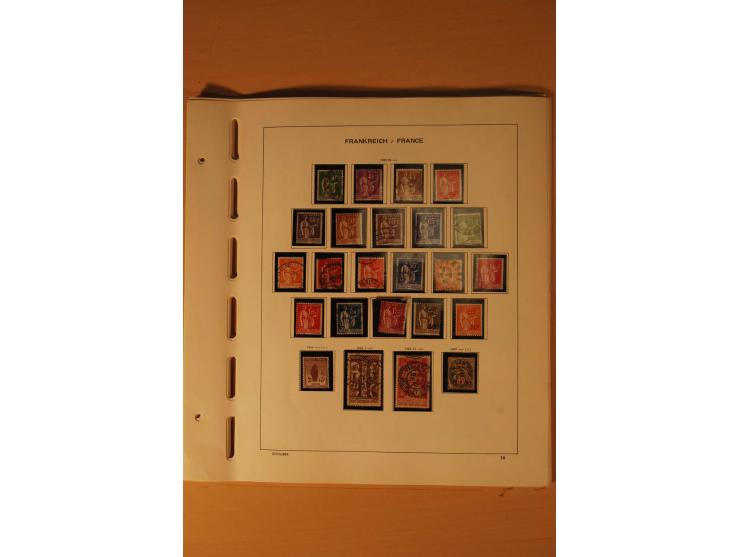 1849/2002, meist gestempelte Sammlung mit besseren Werten, teils stark unterschiedlicher Erhaltung, dazu gestempelte Sammlung
