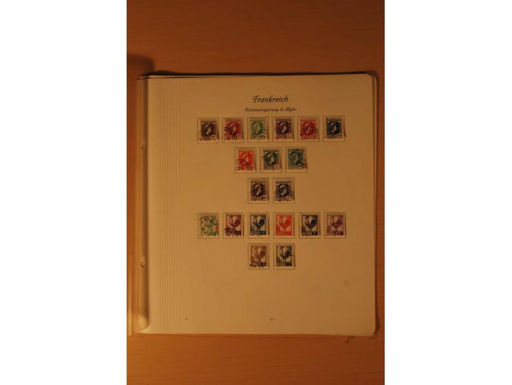 1849/2002, meist gestempelte Sammlung mit besseren Werten, teils stark unterschiedlicher Erhaltung, dazu gestempelte Sammlung