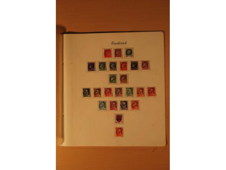 1849/2002, meist gestempelte Sammlung mit besseren Werten, teils stark unterschiedlicher Erhaltung, dazu gestempelte Sammlung