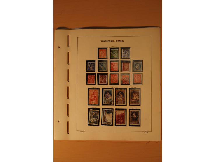 1849/2002, meist gestempelte Sammlung mit besseren Werten, teils stark unterschiedlicher Erhaltung, dazu gestempelte Sammlung