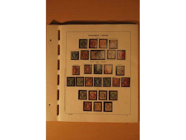 1849/2002, meist gestempelte Sammlung mit besseren Werten, teils stark unterschiedlicher Erhaltung, dazu gestempelte Sammlung