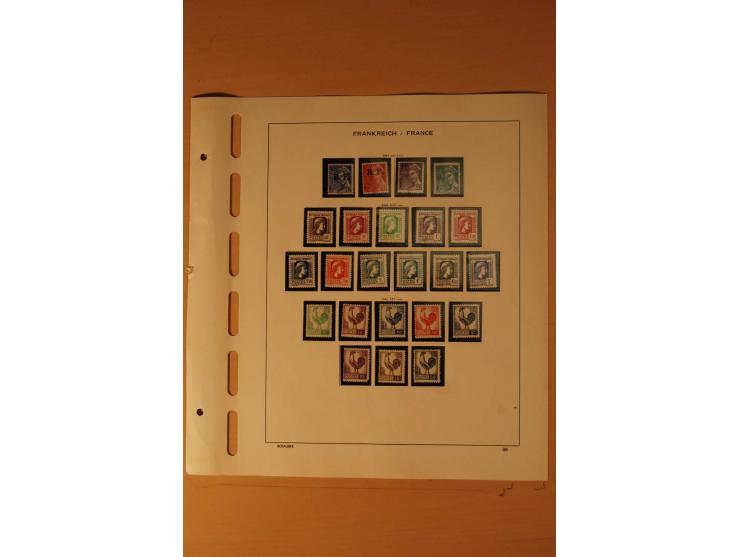 1849/2002, meist gestempelte Sammlung mit besseren Werten, teils stark unterschiedlicher Erhaltung, dazu gestempelte Sammlung