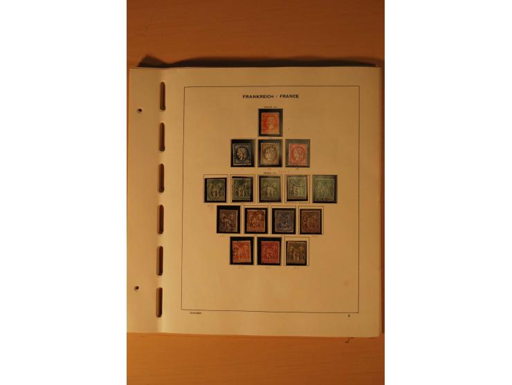 1849/2002, meist gestempelte Sammlung mit besseren Werten, teils stark unterschiedlicher Erhaltung, dazu gestempelte Sammlung