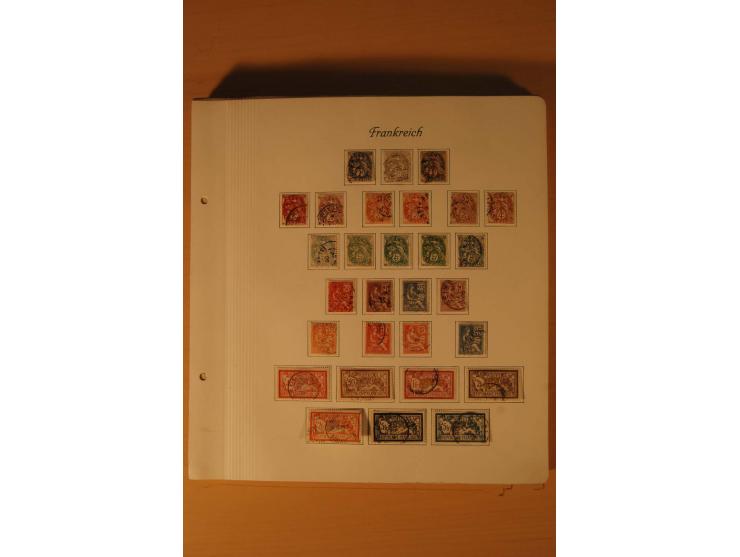 1849/2002, meist gestempelte Sammlung mit besseren Werten, teils stark unterschiedlicher Erhaltung, dazu gestempelte Sammlung