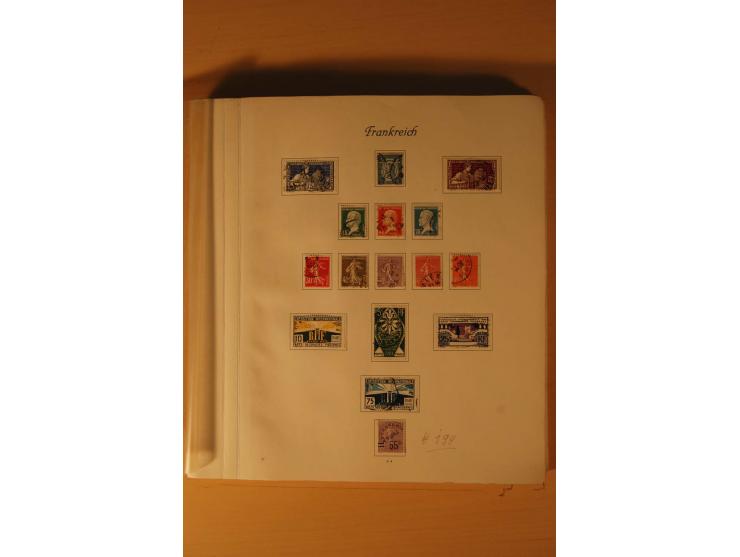 1849/2002, meist gestempelte Sammlung mit besseren Werten, teils stark unterschiedlicher Erhaltung, dazu gestempelte Sammlung