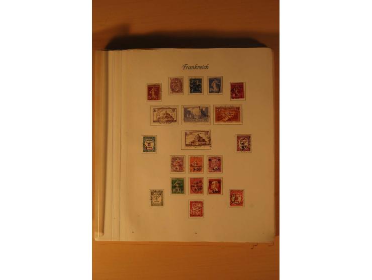 1849/2002, meist gestempelte Sammlung mit besseren Werten, teils stark unterschiedlicher Erhaltung, dazu gestempelte Sammlung