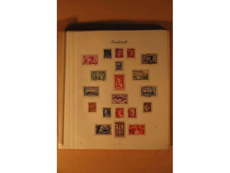 1849/2002, meist gestempelte Sammlung mit besseren Werten, teils stark unterschiedlicher Erhaltung, dazu gestempelte Sammlung