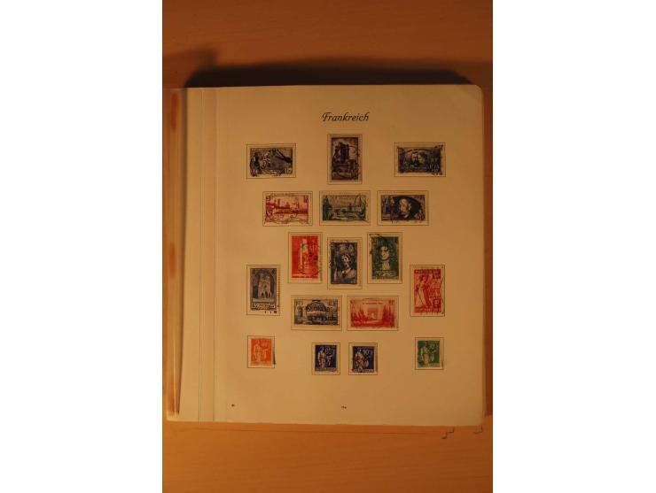 1849/2002, meist gestempelte Sammlung mit besseren Werten, teils stark unterschiedlicher Erhaltung, dazu gestempelte Sammlung