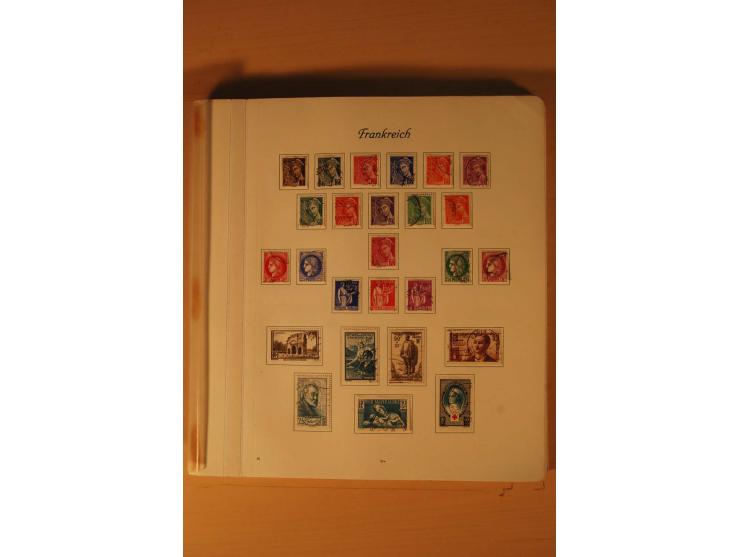 1849/2002, meist gestempelte Sammlung mit besseren Werten, teils stark unterschiedlicher Erhaltung, dazu gestempelte Sammlung