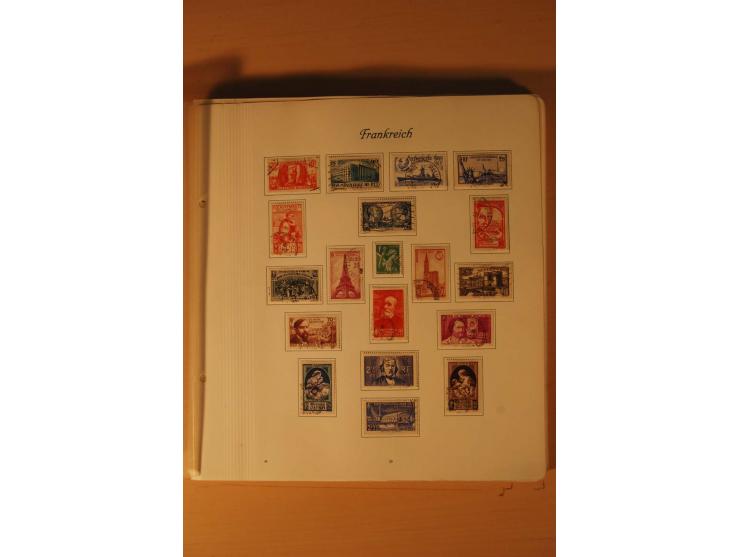 1849/2002, meist gestempelte Sammlung mit besseren Werten, teils stark unterschiedlicher Erhaltung, dazu gestempelte Sammlung