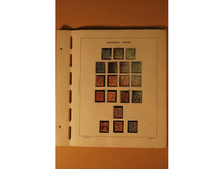 1849/2002, meist gestempelte Sammlung mit besseren Werten, teils stark unterschiedlicher Erhaltung, dazu gestempelte Sammlung