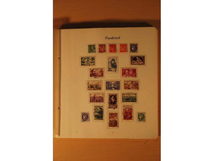 1849/2002, meist gestempelte Sammlung mit besseren Werten, teils stark unterschiedlicher Erhaltung, dazu gestempelte Sammlung