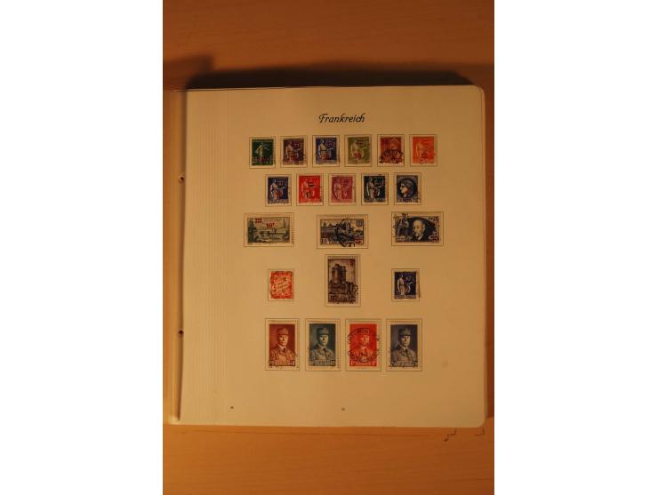 1849/2002, meist gestempelte Sammlung mit besseren Werten, teils stark unterschiedlicher Erhaltung, dazu gestempelte Sammlung