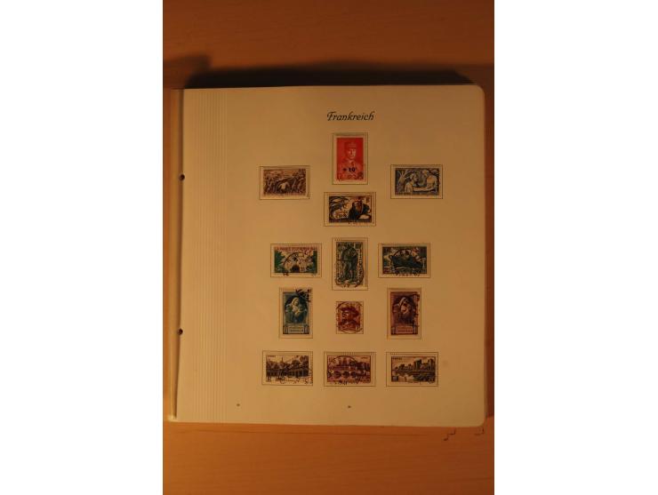 1849/2002, meist gestempelte Sammlung mit besseren Werten, teils stark unterschiedlicher Erhaltung, dazu gestempelte Sammlung