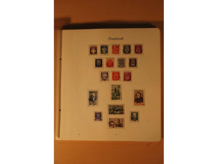 1849/2002, meist gestempelte Sammlung mit besseren Werten, teils stark unterschiedlicher Erhaltung, dazu gestempelte Sammlung