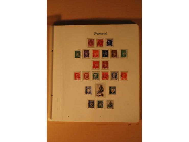 1849/2002, meist gestempelte Sammlung mit besseren Werten, teils stark unterschiedlicher Erhaltung, dazu gestempelte Sammlung