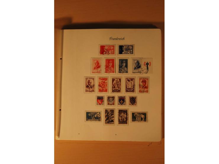1849/2002, meist gestempelte Sammlung mit besseren Werten, teils stark unterschiedlicher Erhaltung, dazu gestempelte Sammlung