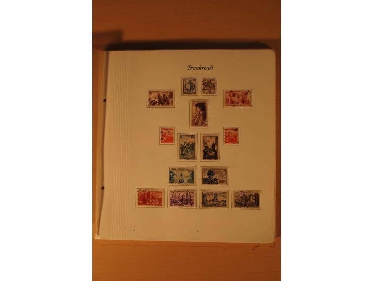 1849/2002, meist gestempelte Sammlung mit besseren Werten, teils stark unterschiedlicher Erhaltung, dazu gestempelte Sammlung