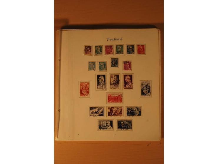1849/2002, meist gestempelte Sammlung mit besseren Werten, teils stark unterschiedlicher Erhaltung, dazu gestempelte Sammlung