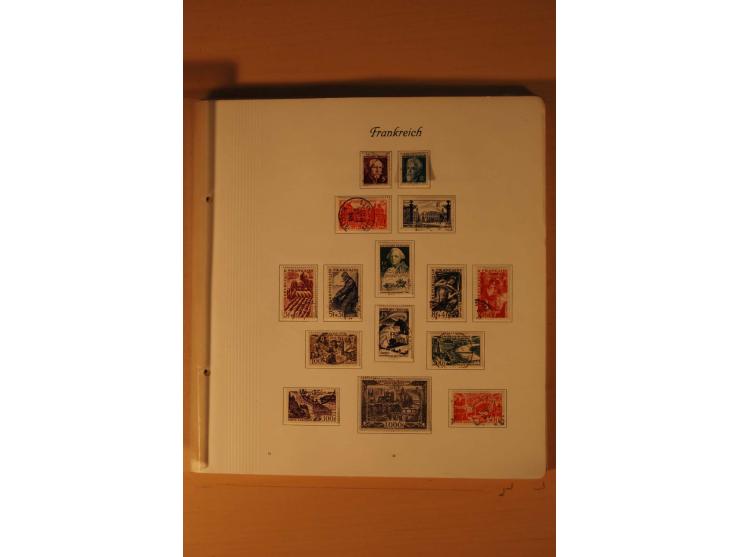 1849/2002, meist gestempelte Sammlung mit besseren Werten, teils stark unterschiedlicher Erhaltung, dazu gestempelte Sammlung