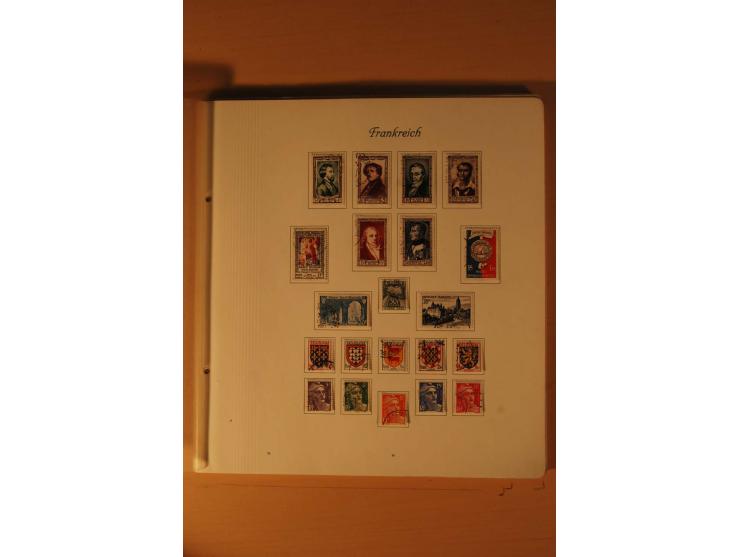 1849/2002, meist gestempelte Sammlung mit besseren Werten, teils stark unterschiedlicher Erhaltung, dazu gestempelte Sammlung