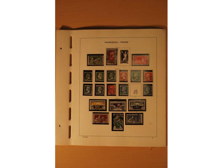 1849/2002, meist gestempelte Sammlung mit besseren Werten, teils stark unterschiedlicher Erhaltung, dazu gestempelte Sammlung