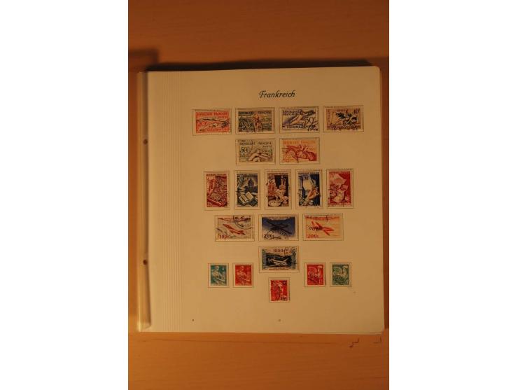 1849/2002, meist gestempelte Sammlung mit besseren Werten, teils stark unterschiedlicher Erhaltung, dazu gestempelte Sammlung