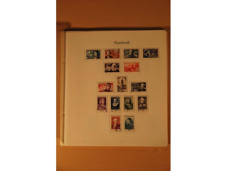 1849/2002, meist gestempelte Sammlung mit besseren Werten, teils stark unterschiedlicher Erhaltung, dazu gestempelte Sammlung