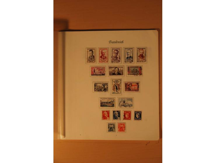 1849/2002, meist gestempelte Sammlung mit besseren Werten, teils stark unterschiedlicher Erhaltung, dazu gestempelte Sammlung